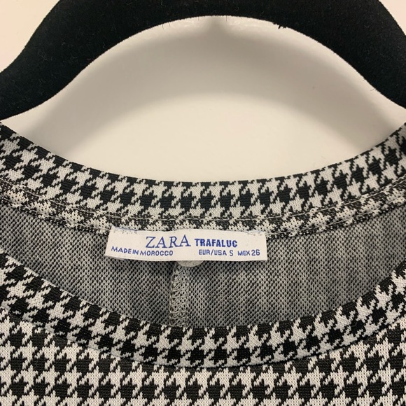 Zara gingham print T-dress - Picture 3 of 4